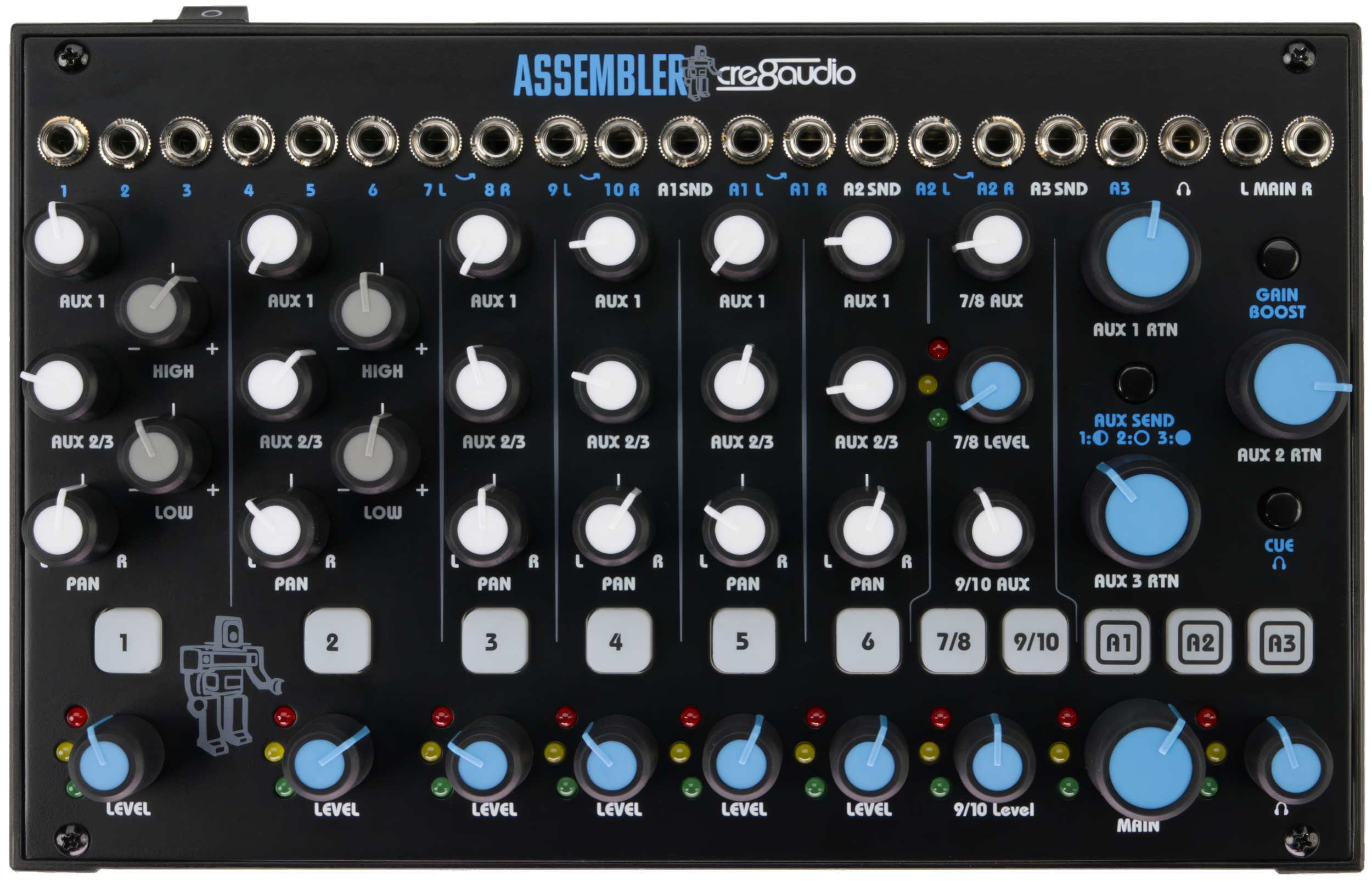 Cre8audio Assembler モジュラーシンセ対応ステレオミキサー Cre8audio Assembler モジュラーシンセ対応ステレオミキサー